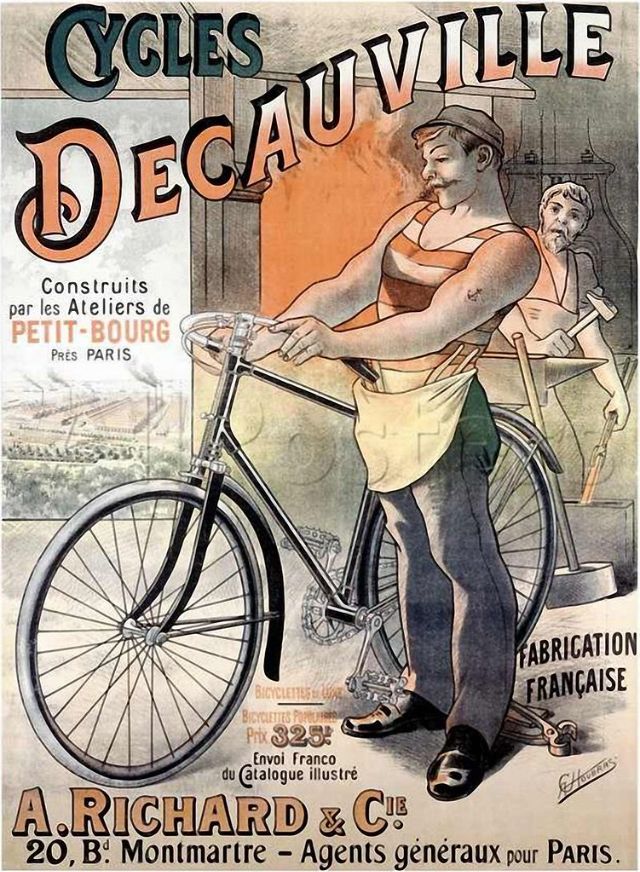 carteles-franceses-bicicletas-Cycles-Decauville-1892